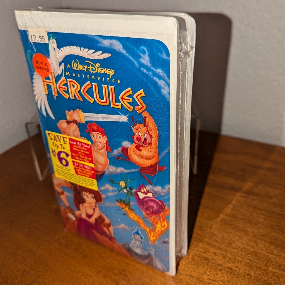 Disney Hercules VHS Movie. New Sealed